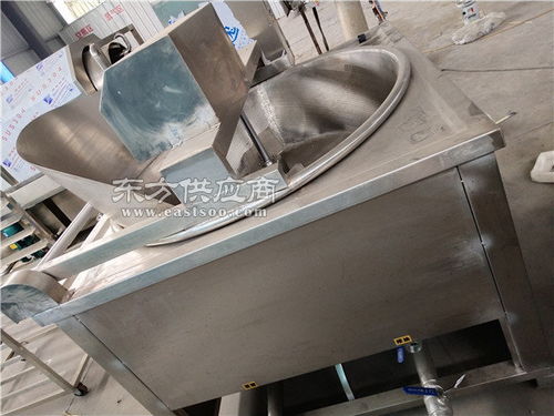 电加热油炸锅生产厂家 河北电加热油炸锅 佳美食品机械图片